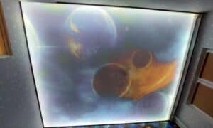 Trükitud pildiga kosmos