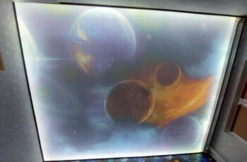 Trükitud pildiga kosmos